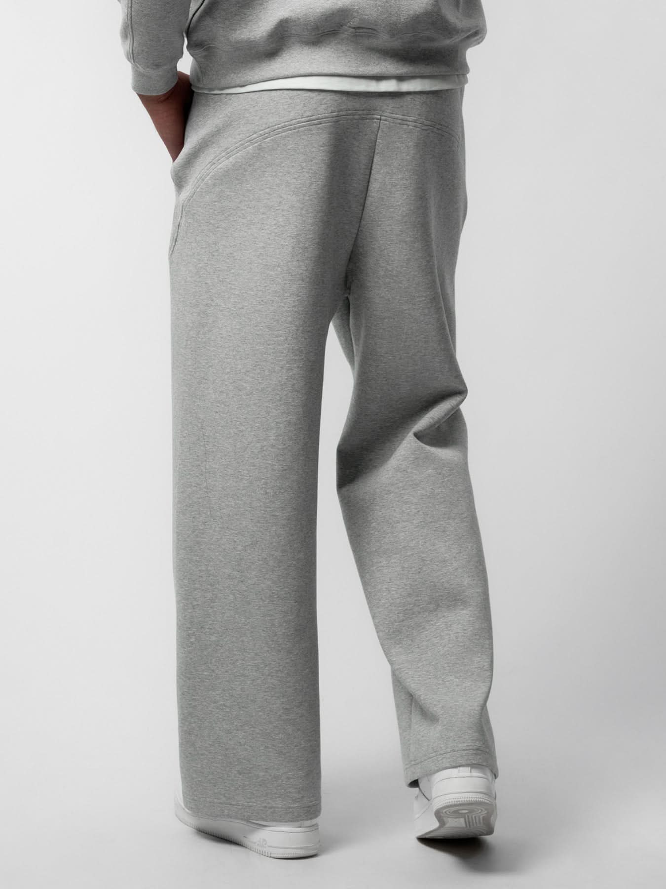 Modal Blend Short Sleeve Tee And Cozyapscer Straight Leg Pant Set