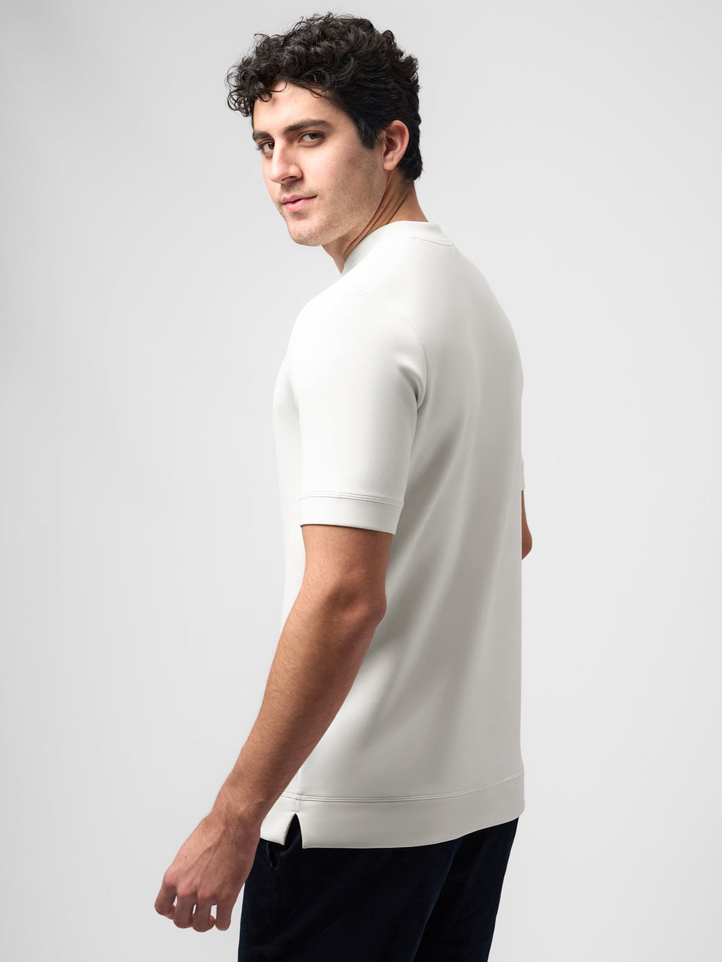 Modal Blend Short Sleeve Tee And Cozyapscer Straight Leg Pant Set