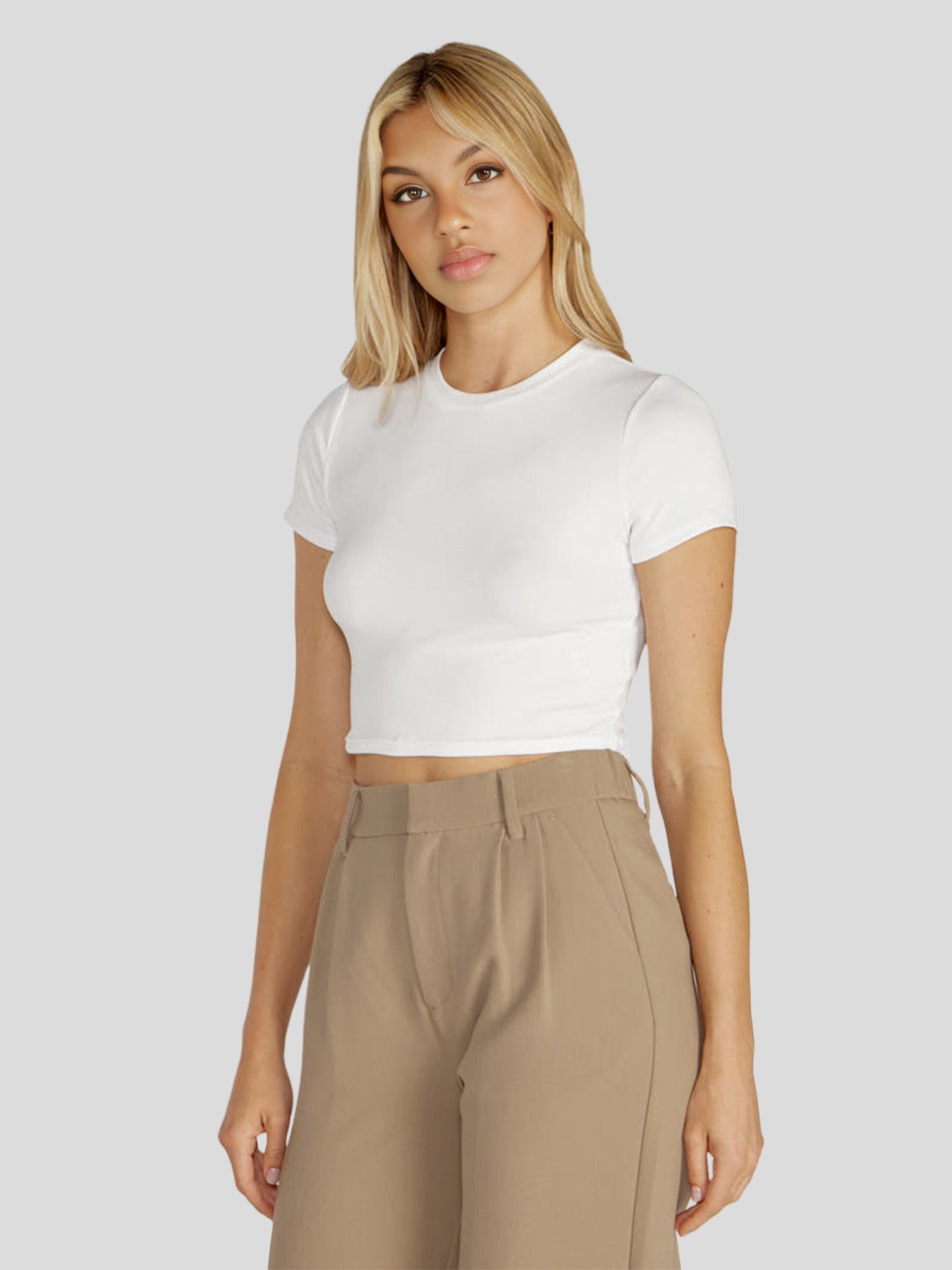 Women Modal Blend Baby Tee And Jogger Set
