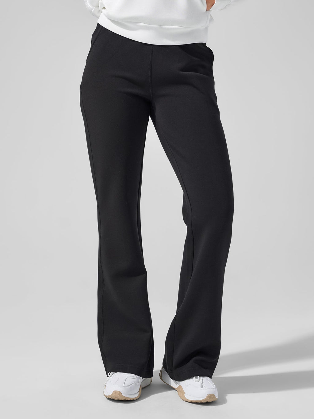 Modal Blend Hoodie And Drawstring Flare Pants Set
