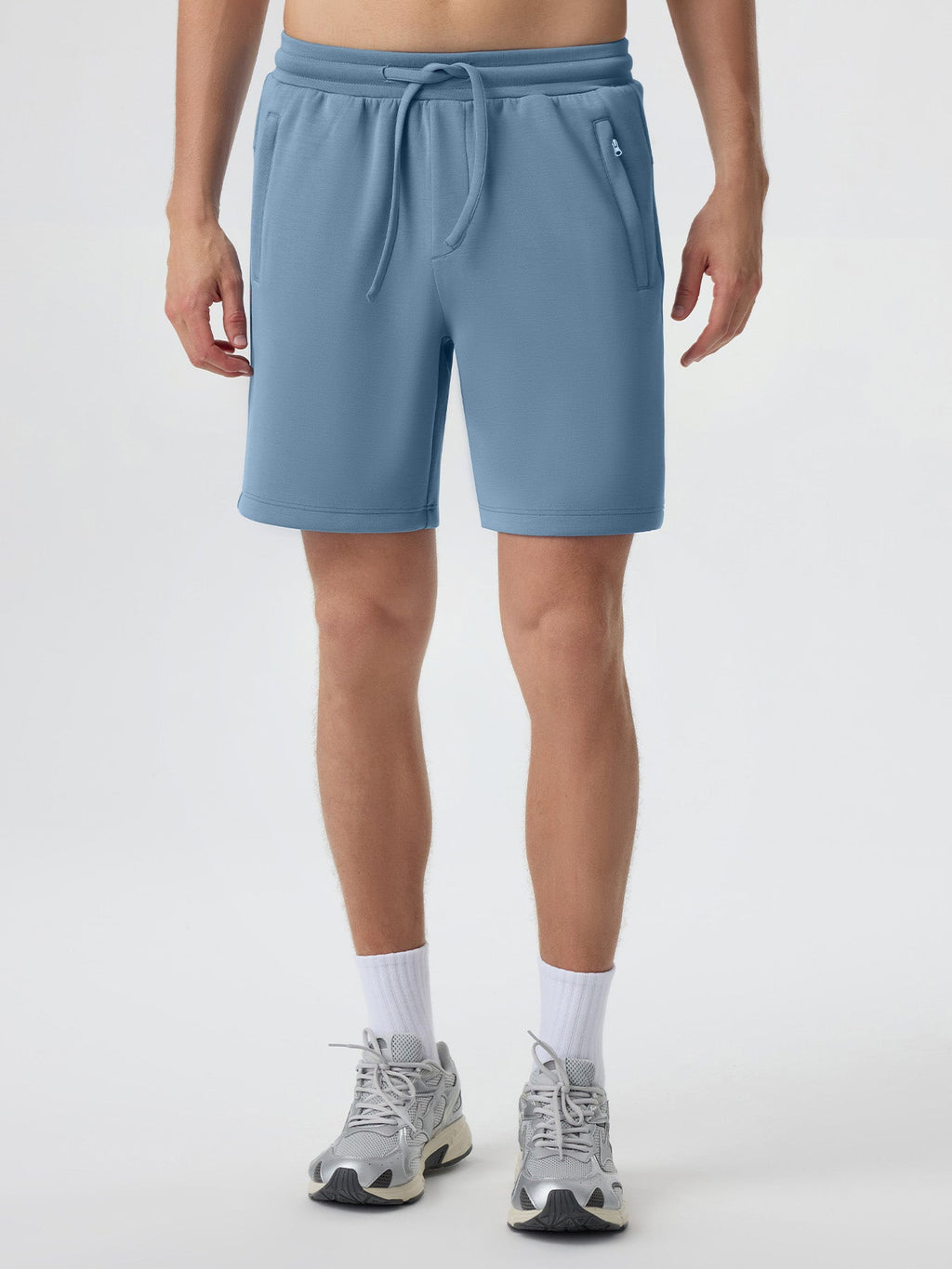 Modal Blend Short Sleeve Tee And Casual Short 8" Set