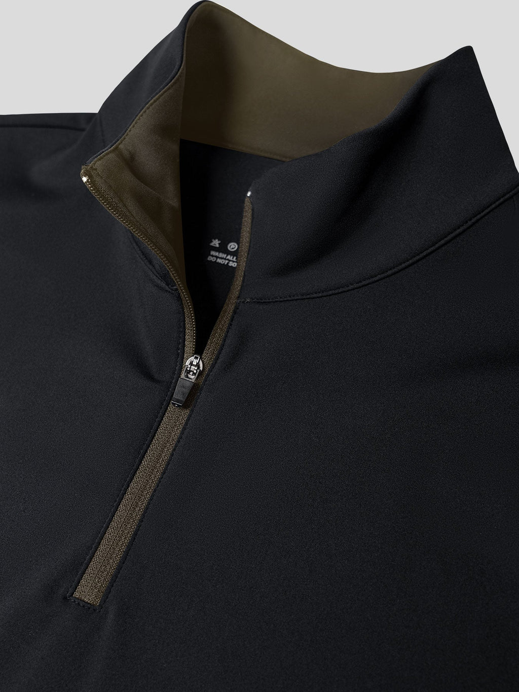 SmoothBlend Half Zip Mock Neck Tee 3-Pack: Zip Contrast Color